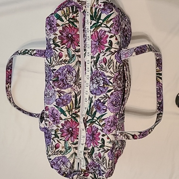 Vera Bradley Large Travel Duffel, Lavender Meadow, NWT - Picture 8 of 16